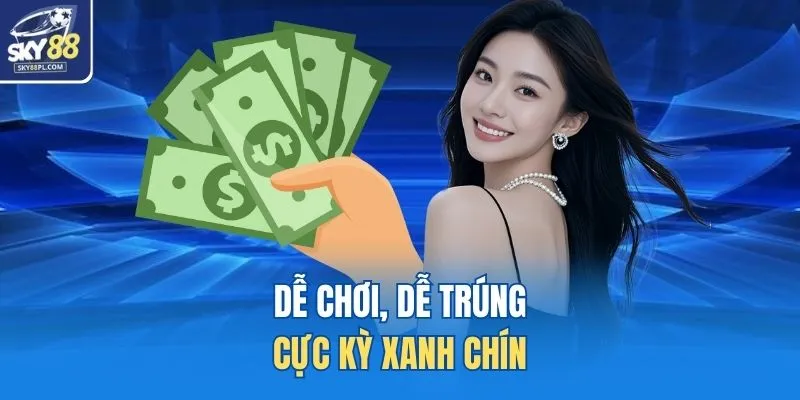 Khuyến Mãi SKY88 2 Dễ chơi, dễ trúng, cực kỳ xanh chín