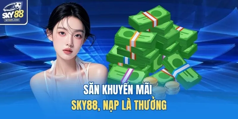 Khuyến Mãi SKY88 1 Săn khuyến mãi SKY88, nạp là thưởng